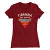Tibanna Gas Mining Women's T-Shirt Maroon | Funny Shirt from Famous In Real Life
