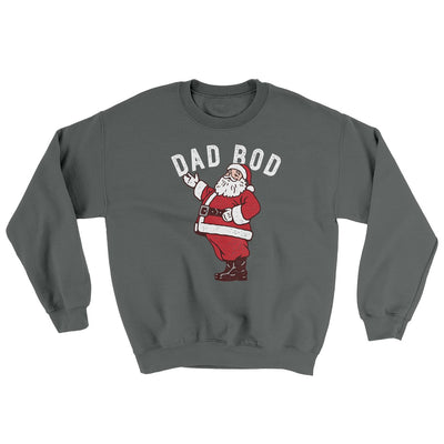 Dad Bod Ugly Sweater Charcoal | Funny Shirt from Famous In Real Life