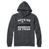 Outside Is Free Hoodie Deep Heather | Funny Shirt from Famous In Real Life