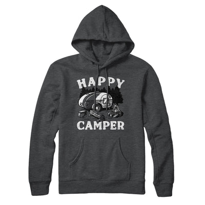 Happy Camper Hoodie Deep Heather | Funny Shirt from Famous In Real Life
