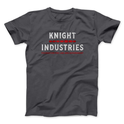 Knight Industries Men/Unisex T-Shirt Dark Grey | Funny Shirt from Famous In Real Life