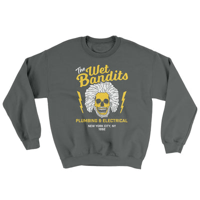 The Wet Bandits Ugly Sweater Charcoal | Funny Shirt from Famous In Real Life