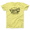 Gower's Drug Store Men/Unisex T-Shirt Maize Yellow | Funny Shirt from Famous In Real Life