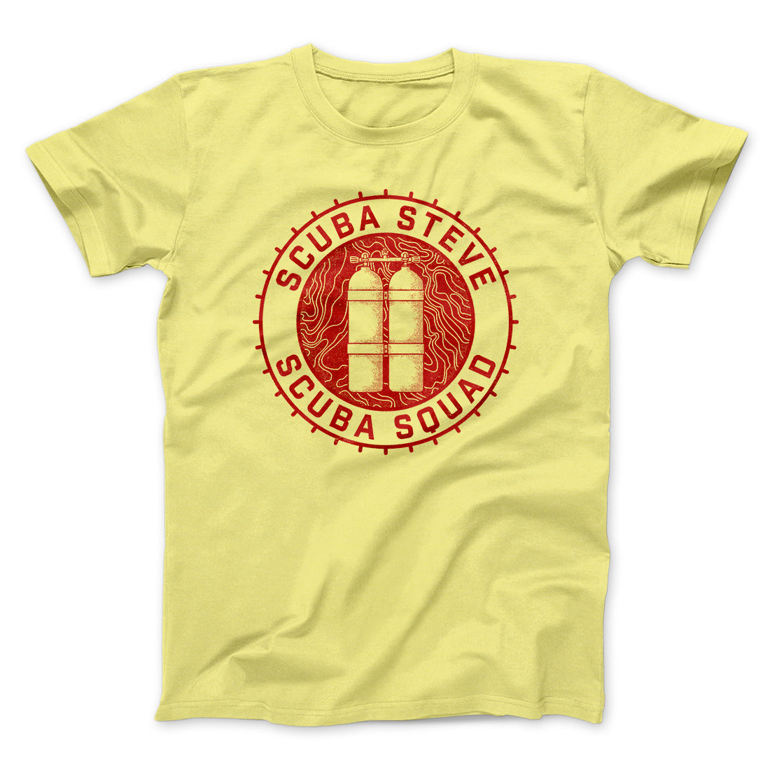 Scuba Steve Scuba Squad Funny Movie Men/Unisex T-Shirt Yellow | Funny Shirt from Famous In Real Life