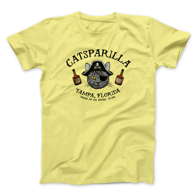 Catsparilla Men/Unisex T-Shirt Maize Yellow | Funny Shirt from Famous In Real Life