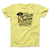 Captain Hook Fish And Chips Funny Movie Men/Unisex T-Shirt Maize Yellow | Funny Shirt from Famous In Real Life