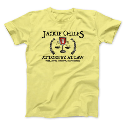 Jackie Chiles Attorney At Law Men/Unisex T-Shirt Yellow | Funny Shirt from Famous In Real Life