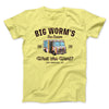 Big Worm's Ice Cream Funny Movie Men/Unisex T-Shirt Maize Yellow | Funny Shirt from Famous In Real Life