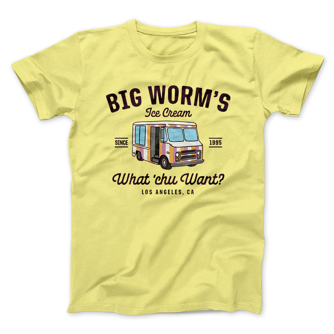 Big Worm's Ice Cream Funny Movie Men/Unisex T-Shirt | Funny Shirt from Famous In Real Life