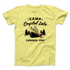 Camp Crystal Lake Funny Movie Men/Unisex T-Shirt Maize Yellow | Funny Shirt from Famous In Real Life