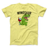 Winosaur Men/Unisex T-Shirt Maize Yellow | Funny Shirt from Famous In Real Life