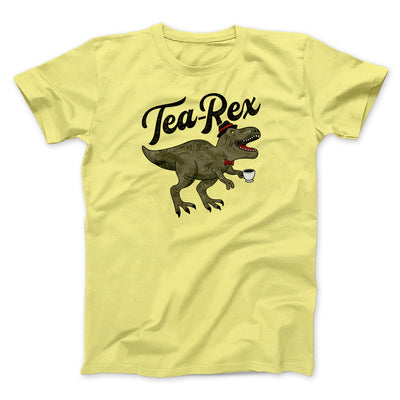 Tea-Rex Men/Unisex T-Shirt Yellow | Funny Shirt from Famous In Real Life