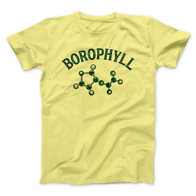 Borophyll Funny Movie Men/Unisex T-Shirt Maize Yellow | Funny Shirt from Famous In Real Life