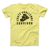 Crate Challenge Survivor 2021 Men/Unisex T-Shirt Maize Yellow | Funny Shirt from Famous In Real Life