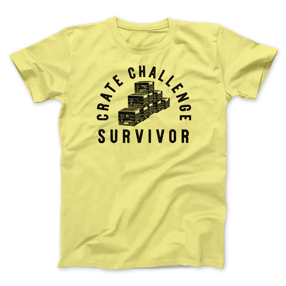 Crate Challenge Survivor 2021 Funny Men/Unisex T-Shirt | Funny Shirt from Famous In Real Life