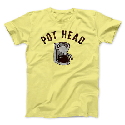 coffee pothead t shirt Pot Head Men/Unisex T-Shirt White / L