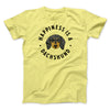 Happiness Is A Dachshund Men/Unisex T-Shirt Maize Yellow | Funny Shirt from Famous In Real Life