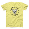 Happiness Is A Maltese Men/Unisex T-Shirt Maize Yellow | Funny Shirt from Famous In Real Life