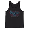 Blue Oyster Bar Funny Movie Men/Unisex Tank Top Dark Grey Heather/Black | Funny Shirt from Famous In Real Life