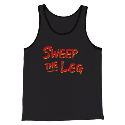 Sweep The Leg Funny Movie Men/Unisex Tank Top Navy | Funny Shirt from Famous In Real Life