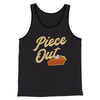 Piece Out Funny Thanksgiving Men/Unisex Tank Top Dark Grey/Black | Funny Shirt from Famous In Real Life