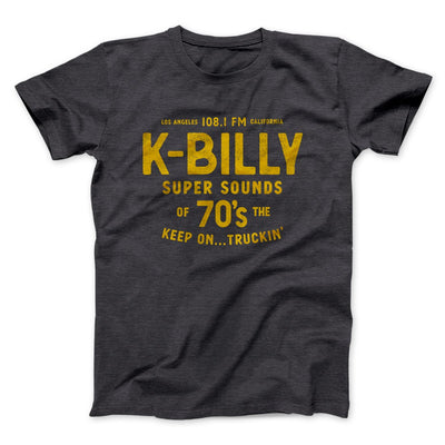 K-Billy Super Sounds Funny Movie Men/Unisex T-Shirt Dark Grey Heather | Funny Shirt from Famous In Real Life