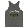 Pub Life Men/Unisex Tank Deep Heather | Funny Shirt from Famous In Real Life