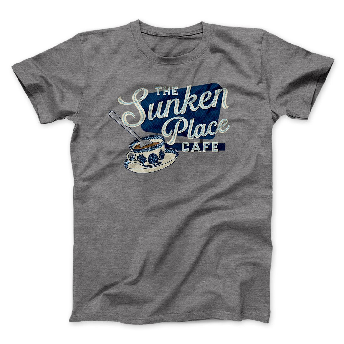 The Sunken Place Cafe Funny Movie Men/Unisex T-Shirt Deep Heather | Funny Shirt from Famous In Real Life