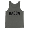 Bacon Men/Unisex Tank Top Deep Heather | Funny Shirt from Famous In Real Life