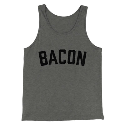 Bacon Men/Unisex Tank Top Deep Heather | Funny Shirt from Famous In Real Life