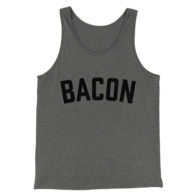 Bacon Men/Unisex Tank Top Deep Heather | Funny Shirt from Famous In Real Life