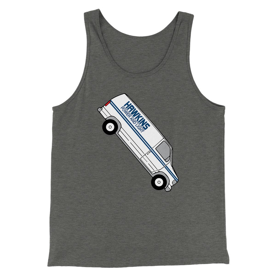 Hawkins Power and Light Van Men/Unisex Tank Top | Funny Shirt from Famous In Real Life