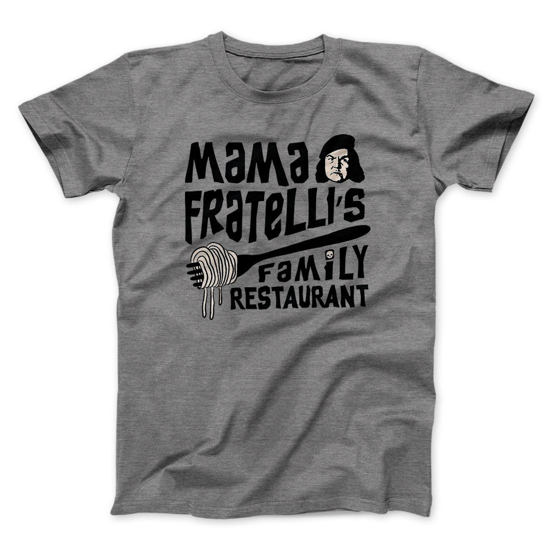 Mama Fratelli's Family Restaurant Men/Unisex T-Shirt Deep Heather | Funny Shirt from Famous In Real Life