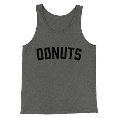 Donuts Men/Unisex Tank Top Deep Heather | Funny Shirt from Famous In Real Life