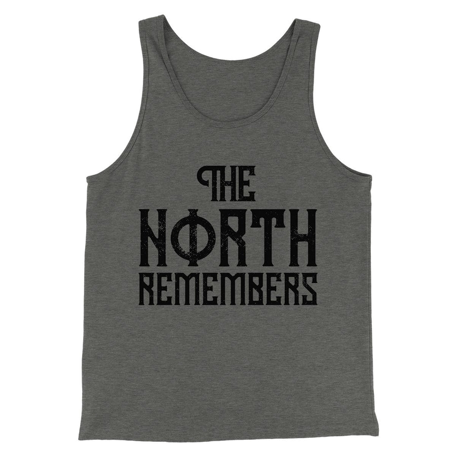 The North Remembers Men/Unisex Tank Top | Funny Shirt from Famous In Real Life