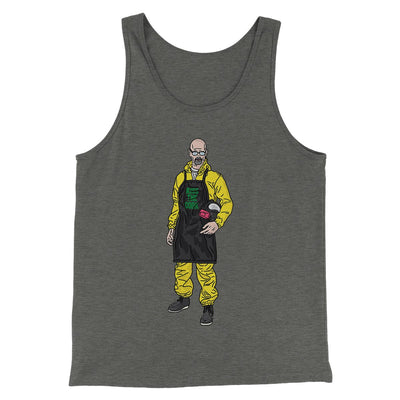 Kiss The Cook Men/Unisex Tank Top Deep Heather | Funny Shirt from Famous In Real Life