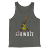 Air Wolf Funny Movie Men/Unisex Tank Top Deep Heather | Funny Shirt from Famous In Real Life