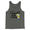 Tequila, Por Favor Men/Unisex Tank Deep Heather | Funny Shirt from Famous In Real Life