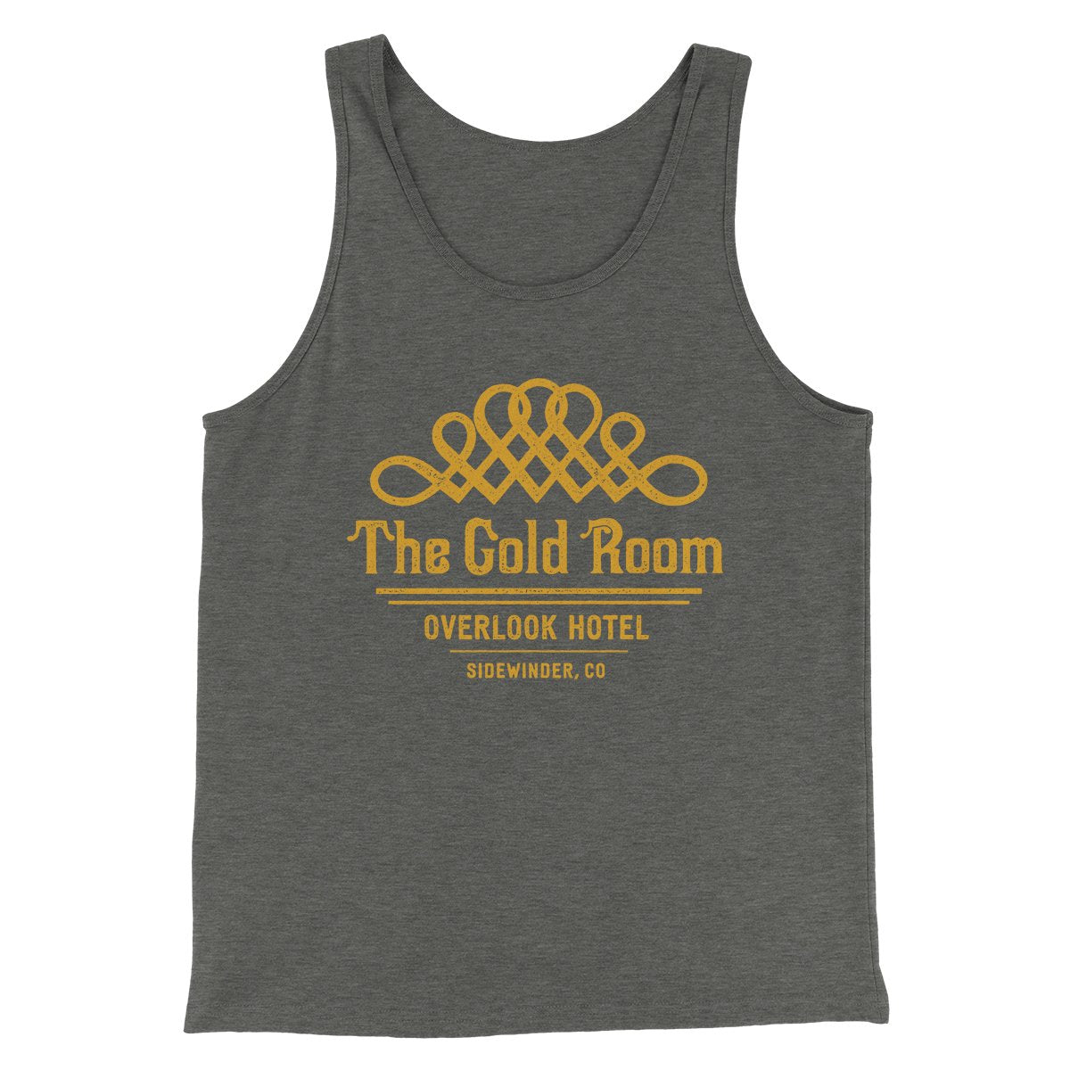 The Gold Room Funny Movie Men/Unisex Tank Top Deep Heather | Funny Shirt from Famous In Real Life
