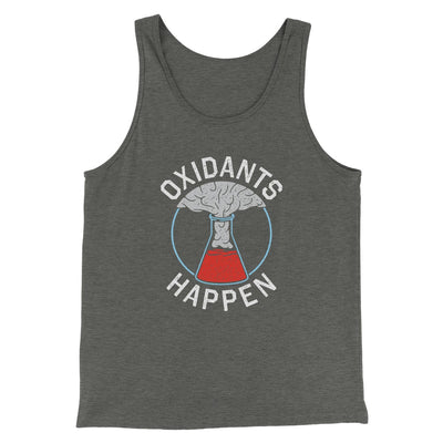 Oxidants Happen Men/Unisex Tank Deep Heather | Funny Shirt from Famous In Real Life