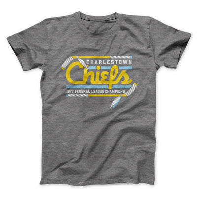 Charlestown Chiefs Funny Movie Men/Unisex T-Shirt Deep Heather | Funny Shirt from Famous In Real Life