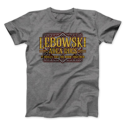 Lebowski Area Rugs Funny Movie Men/Unisex T-Shirt Deep Heather | Funny Shirt from Famous In Real Life