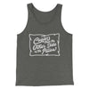 Cooler Than the Other Side of the Pillow Men/Unisex Tank Top Deep Heather | Funny Shirt from Famous In Real Life