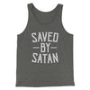 Saved By Satan Men/Unisex Tank Top Deep Heather | Funny Shirt from Famous In Real Life