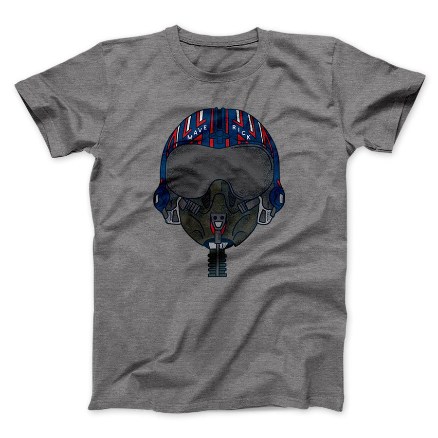 Maverick Helmet Funny Movie Men/Unisex T-Shirt Deep Heather | Funny Shirt from Famous In Real Life
