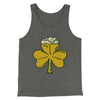 Beer Shamrock Men/Unisex Tank Top Deep Heather | Funny Shirt from Famous In Real Life