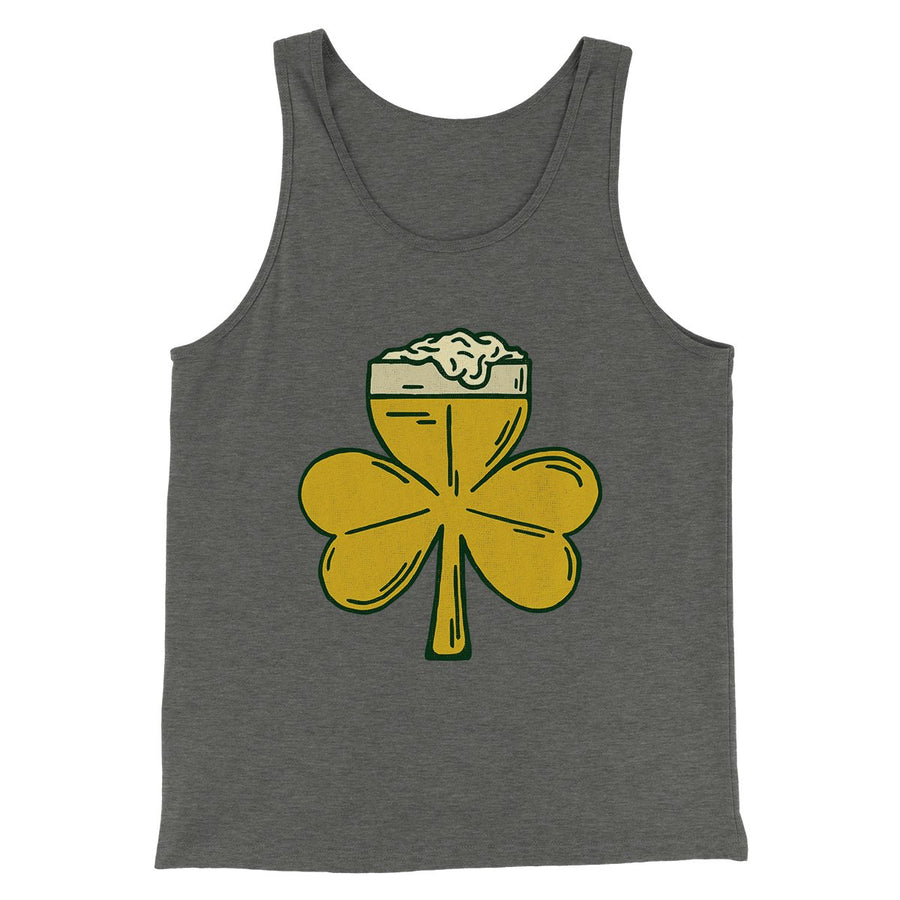 Beer Shamrock Men/Unisex Tank Top | Funny Shirt from Famous In Real Life