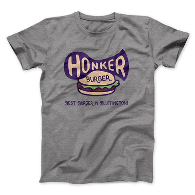 Honker Burger Men/Unisex T-Shirt Deep Heather | Funny Shirt from Famous In Real Life