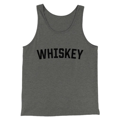 Whiskey Men/Unisex Tank Top Deep Heather | Funny Shirt from Famous In Real Life