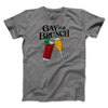 Gay For Brunch Men/Unisex T-Shirt Deep Heather | Funny Shirt from Famous In Real Life
